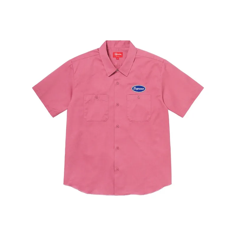 Supreme Studded Patch S/S Work Shirt-1