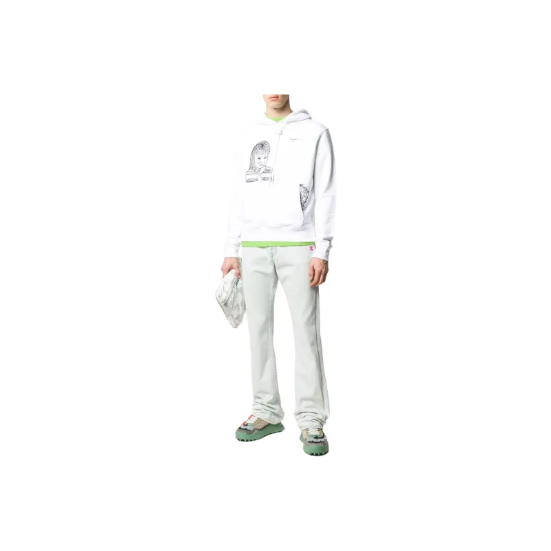 OFF WHITE Sweatshirt Men's Gray White-0