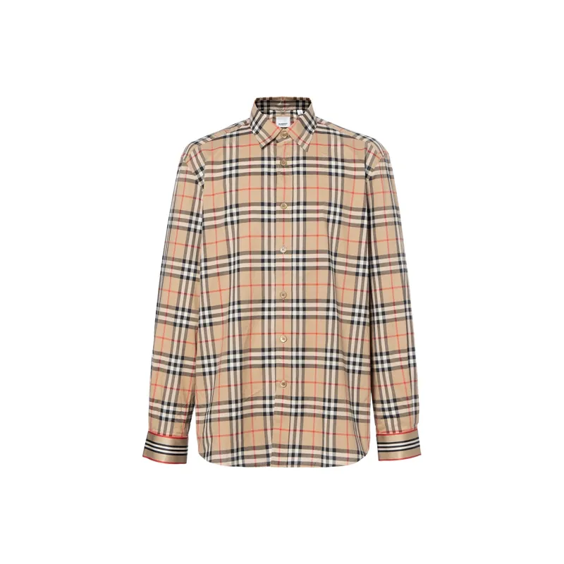 Burberry Shirt Fall Men's Khaki-0
