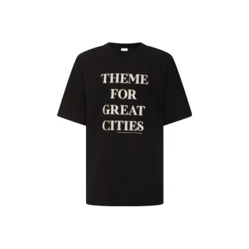 DRIES VAN NOTEN Slogan Printed Crewneck T Shirt