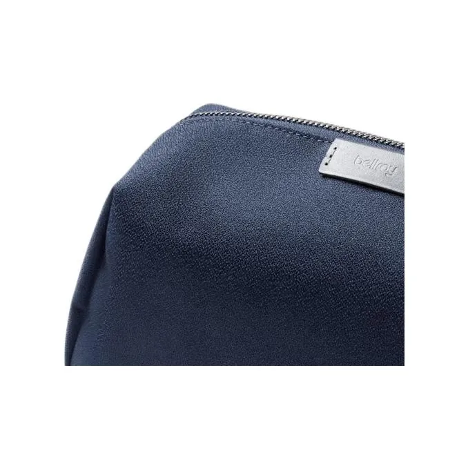BELLROY Leather Toiletry Bag Unisex Marine Blue-4