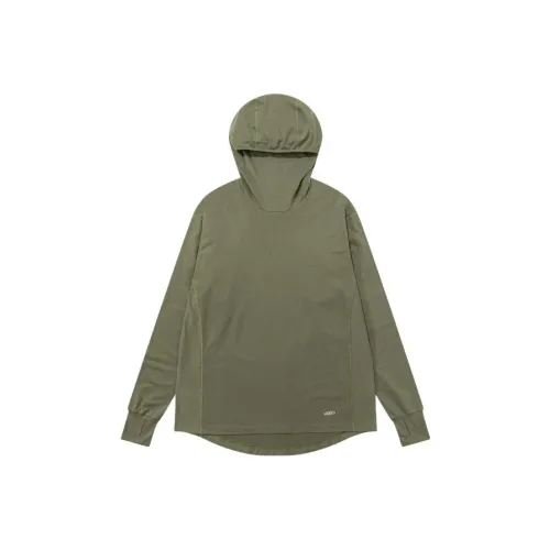 KEEN HARVEST TECH MULCH NECK HOODIE Sweatshirt Unisex Pine Seaweed Green