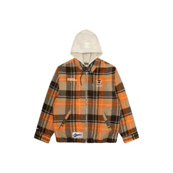 Aape Plaid check Hooded Jacket