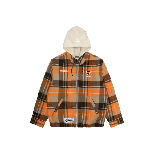 Aape Plaid check Hooded Jacket
