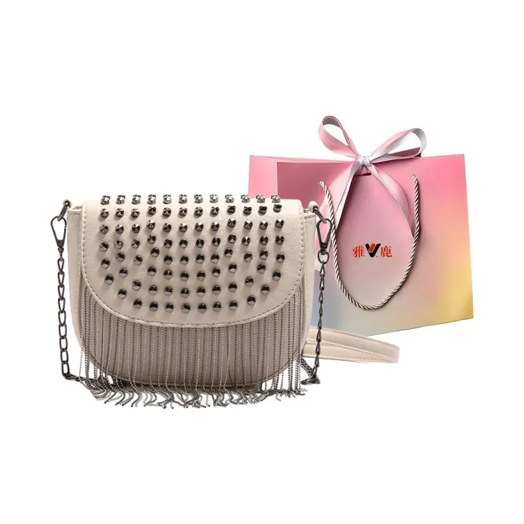 Yalu PU Crossbody Bag, Shoulder Bag Women's Black/White/Coffee/Silver-6