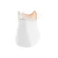 White Orange Sun Protection Mask