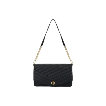 TORY BURCH Kira Sheepskin Shoulder Bag Women's Black