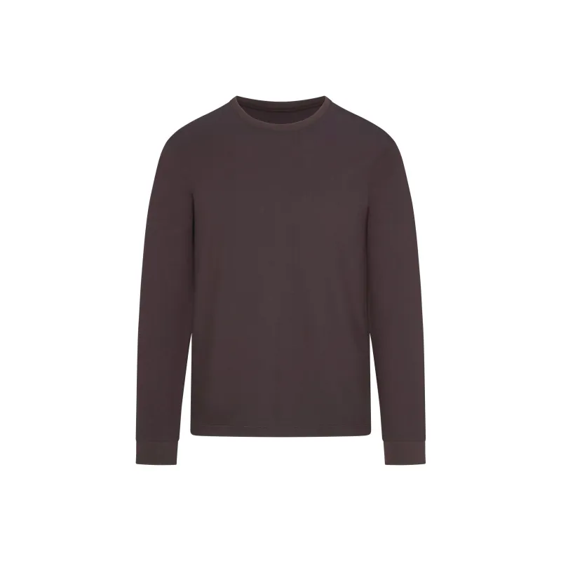 SKIMS FW24 MENS CLASSIC LONG SLEEVE T-SHIRT T-Shirt Unisex Phoenix/Pheonix Color-0