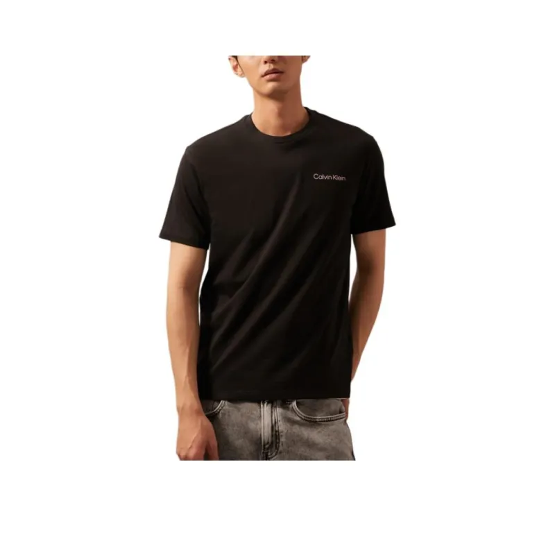 CALVIN KLEIN Rainbow Series T Shirt Unisex Space Black-0