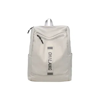 GOBLIN SHARKS 1759 Nylon Backpack Unisex Light Gray, Black, Green, Pink, Purple, Khaki