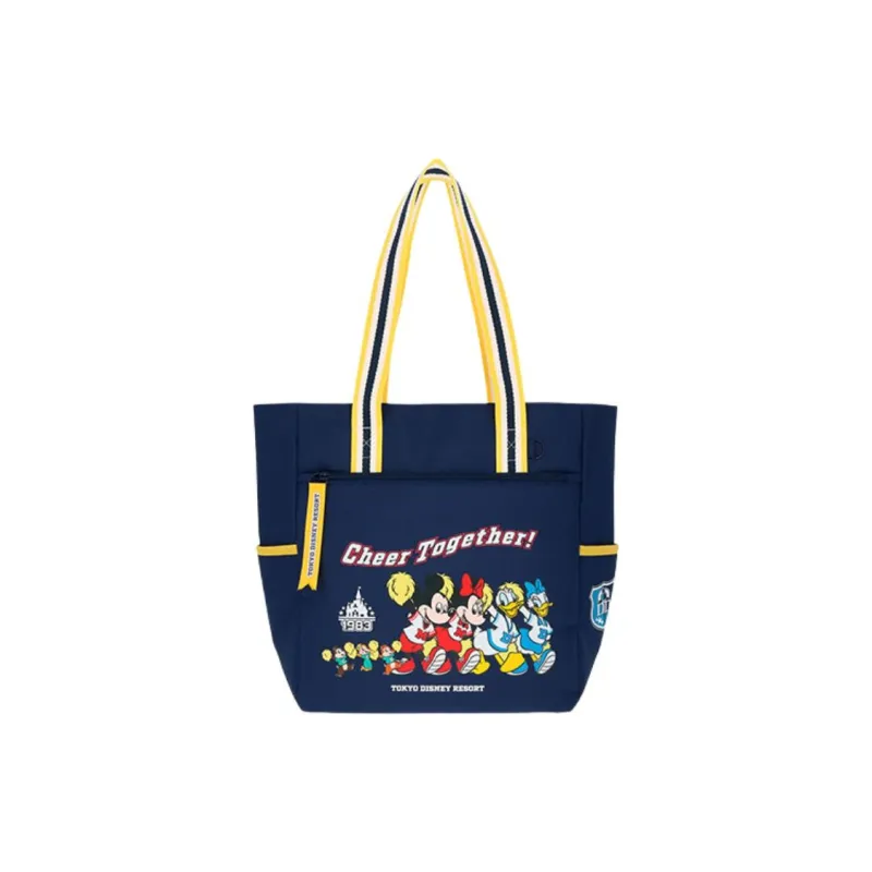 Disney Polyester Tote Bag, Shopping Bag, Handbag, Shoulder Bag Large Size Women's Multicolor-0
