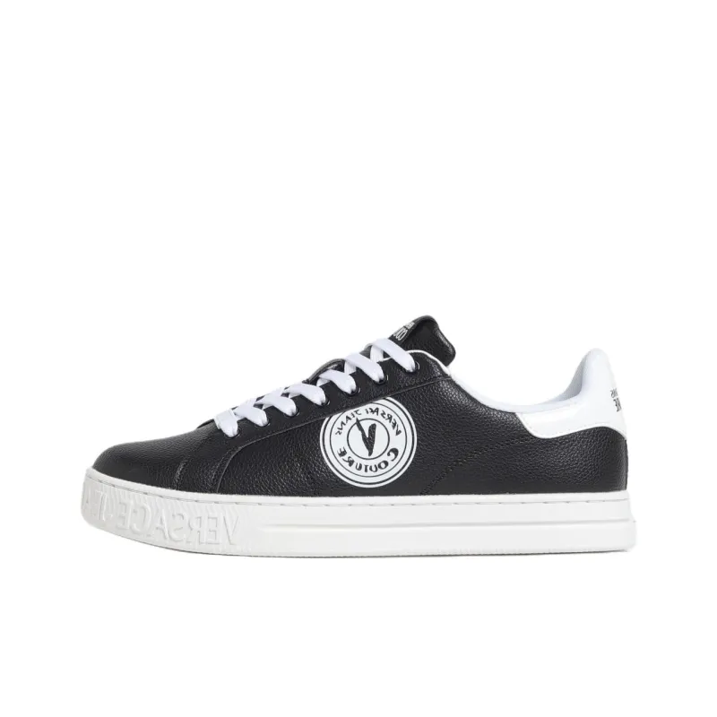 VERSACE JEANS COUTURE Low Top Skateboard Shoes Women's Black-0
