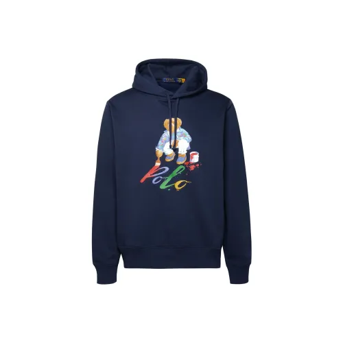 Polo Ralph Lauren Bear Printed Drawstring Hoodie