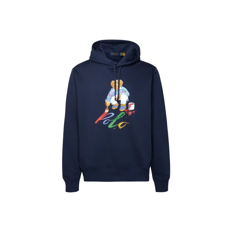 Polo Ralph Lauren Bear Printed Drawstring Hoodie-0