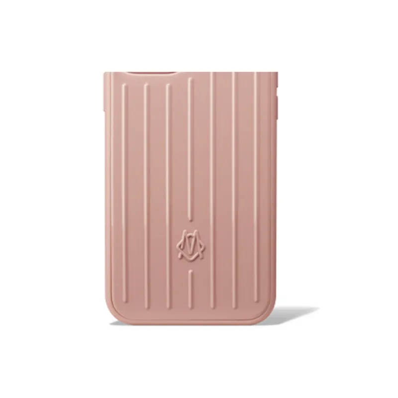 RIMOWA Polycarbonate IPhone 12 & 12 Pro Cell Phone Case Set Merch Unisex Rose Pink-3