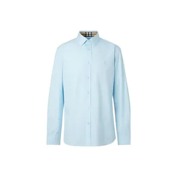Burberry Shirt Men's Light Blue