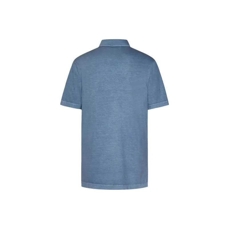JAMES PERSE Sueded Jersey Polo Shirt-1