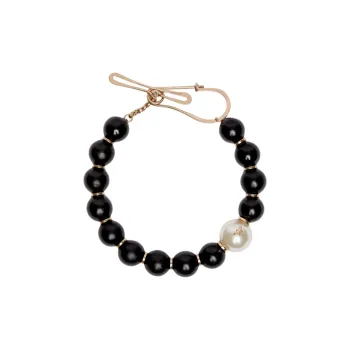 WEEKEND MaxMara Acrylic Resin Necklaces Women's Black