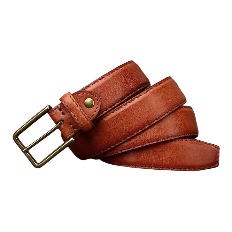 JEANSWEST Cow Leather Belts Men's Width 3.5CM-8
