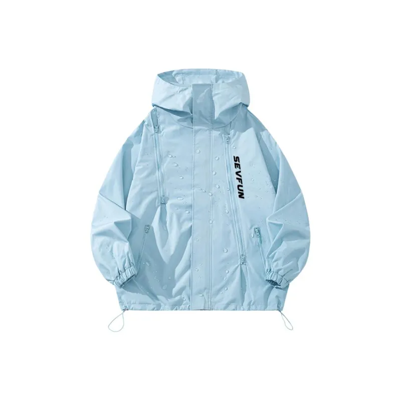 7 SEVFUN Waterproof And Windproof Windbreaker Jacket Unisex-6