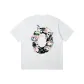 White Plant and Floral O Letter