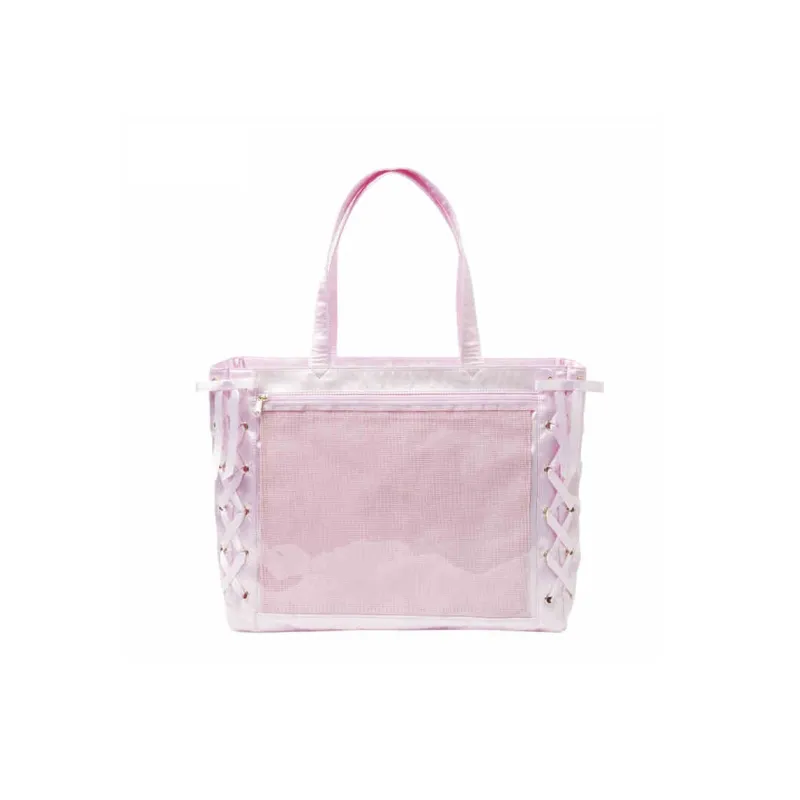 OTA Fabric Shoulder Bag Regular Women's Silver-12