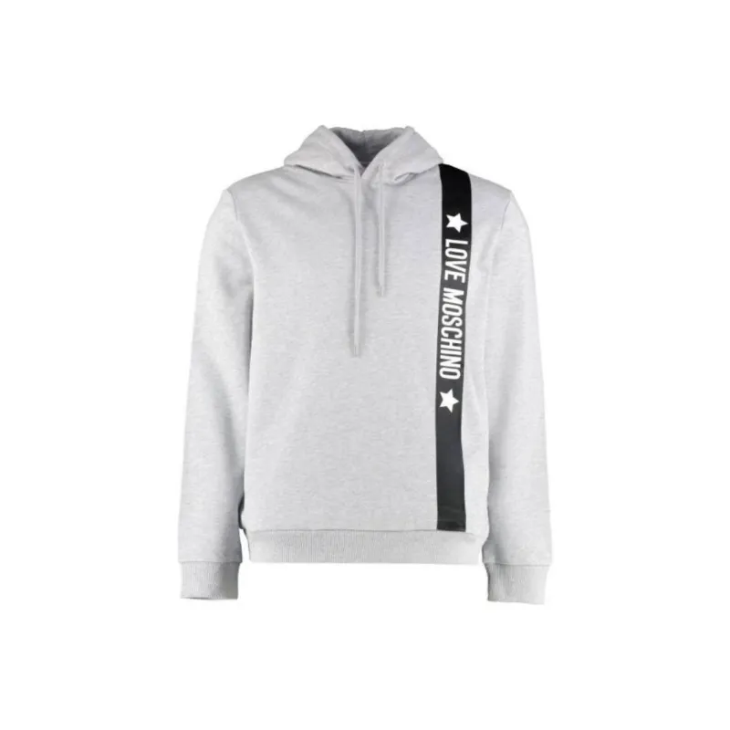 LOVE MOSCHINO Sweatshirt Men's Gray-0