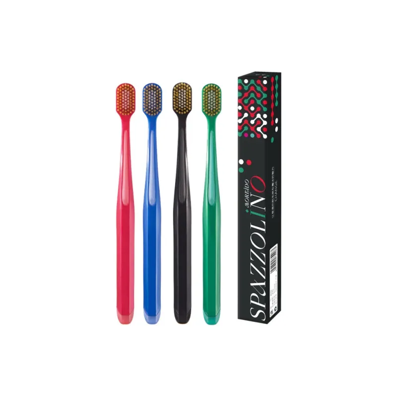 XIAONIULIXIANJI Toothbrush Soft Bristles Wholesale Wide Head Dense Bristles Four-Pack Adults Toothbrush-20