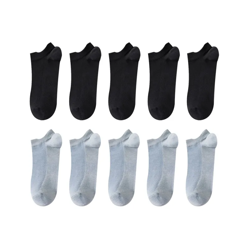Cotton Gene No Show Socks Men's Combo Set-14