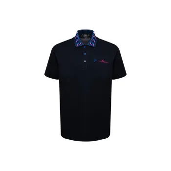 VERSACE Polo Shirts Men Blue