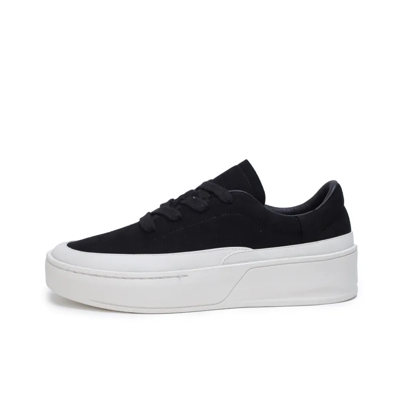 ESTEE GEEA Coverage Slip Resistant, Abrasion Resistant, Lightweight, Breathable Low Top Skateboard Shoes Men's Black-0