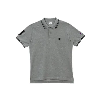 Champion Polo Shirts Unisex Oxford Gray