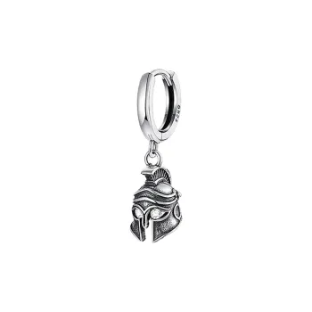 DAIRUO S925 Silver Earrings Men's