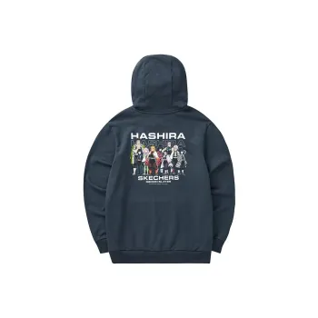 Skechers Devil's Blade Co titled Series Sweatshirts Unisex Marine Blue/010N