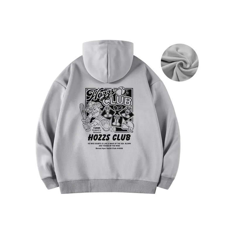 HOZZS x WULIAOYUAN LIANMINGKUAN Pullover Hooded Fleece Lined Hoodies & Sweatshirts Unisex-15