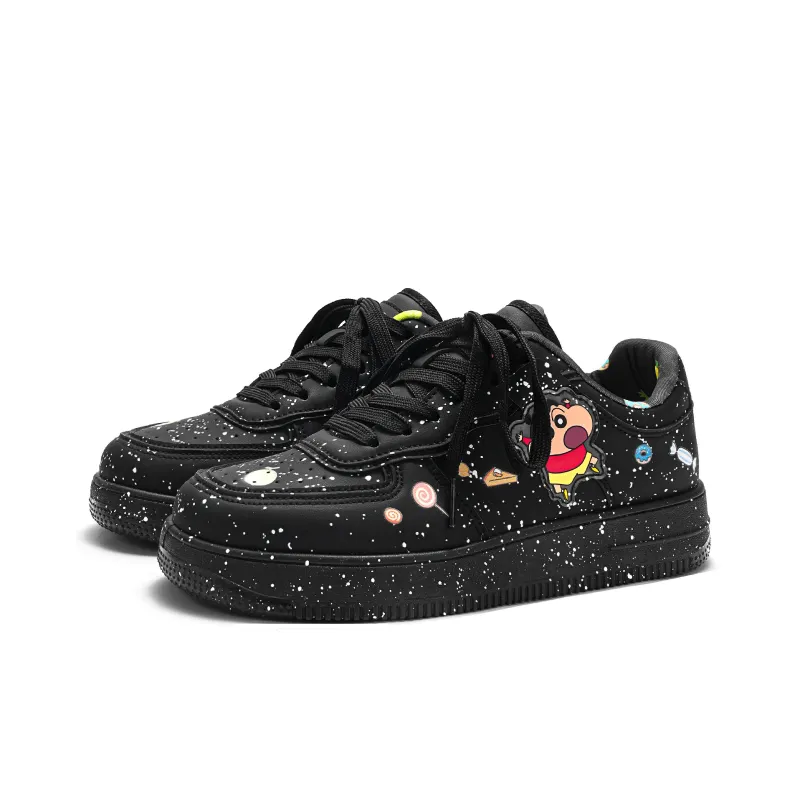 Crayon Shinchan Low Top Skateboard Shoes Unisex-34