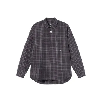 Stussy Shirts Men Purple Gray
