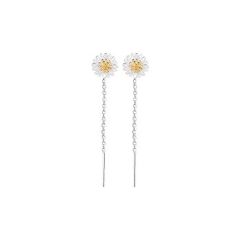 U state Pure Silver 999 Sterling Silver Drop Earrings Women's