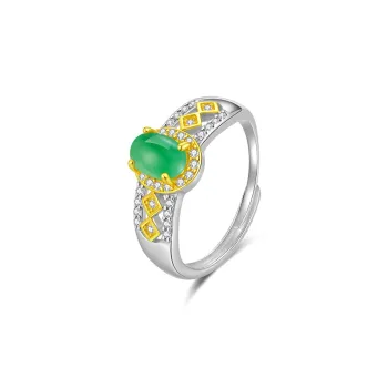 ZXIN JEWELRY Glutinous Jade Jadeite Rings Women's