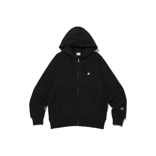 Champion SS24 Reverse Weave Sweatshirt Unisex Black