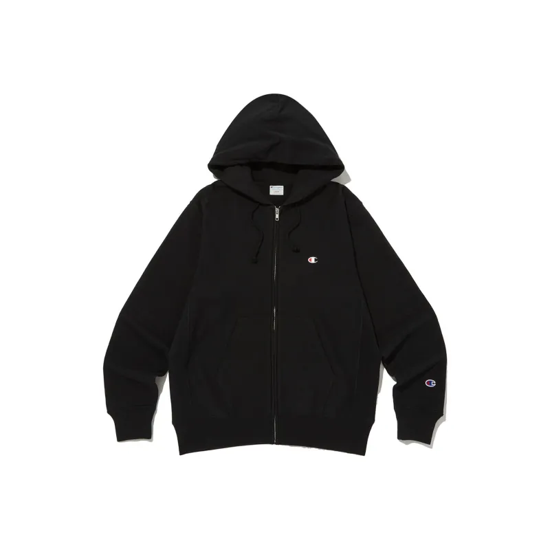 Champion SS24 Reverse Weave Sweatshirt Unisex Black-0