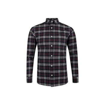 Burberry Shirts Men Marine Blue