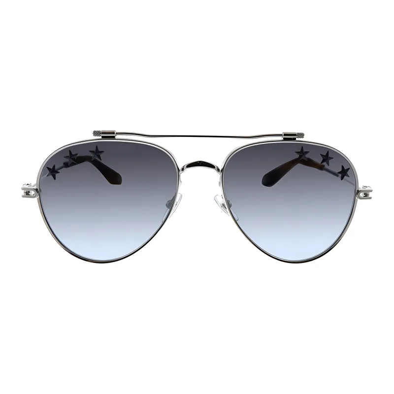 GIVENCHY Metal Aviator Sunglasses Kids' Silver-1