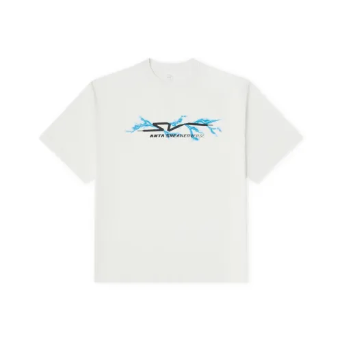 ANTA SNEAKERVERSE Coix 씨앗 화이트 남녀공용 티셔츠