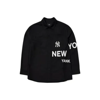 MLB Base Logo Shirts Unisex Black