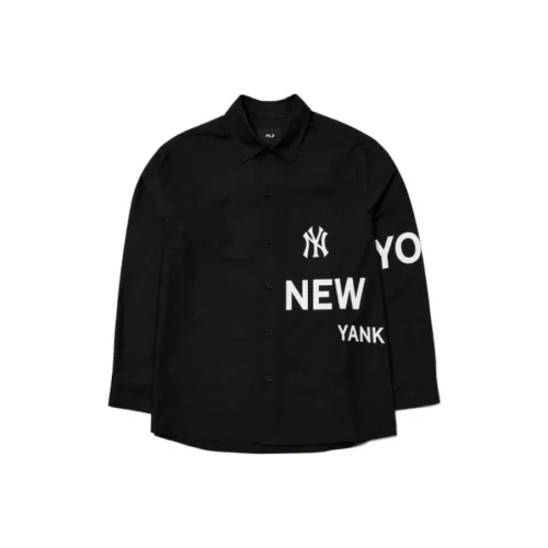 MLB Base Logo Shirts Unisex Black