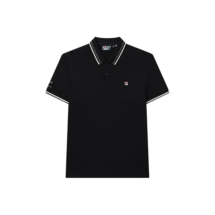 FILA Polo Shirt Men's Jet Black-0