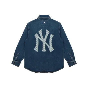 MLB Old Flower Shirts Unisex Blue