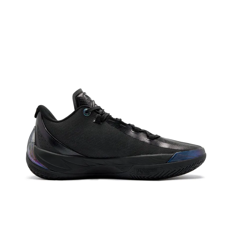 QIAODAN Poisonous Fangs 3.5 Basketball Shoes Men Low Top Black Shark Gray-1