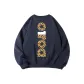 Navy Blue (Yellow Leopard Print)